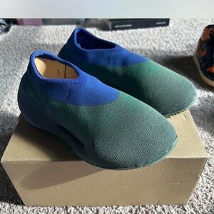 Yeezy Blue and Green Water Shoes size 6